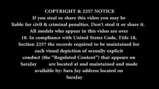 Sis Sara Jay Gets Horny AF! She Plays With Her Big Dildo & Pussy!