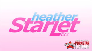 Sexy Blonde Heather Starlet Massager Her Clit With A Vibrator!