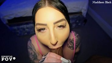 Pornstar POV ft Maddison black HOT sex tape with her big ass